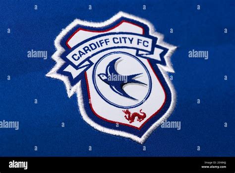 Close up of Cardiff City FC badge Stock Photo - Alamy