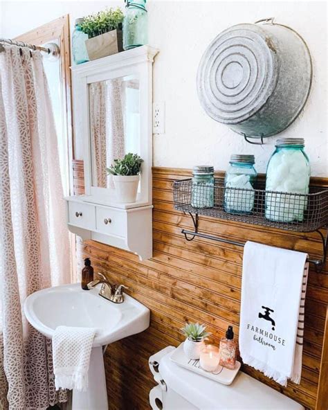 Rustic Bathroom with Wood Panelling - Soul & Lane