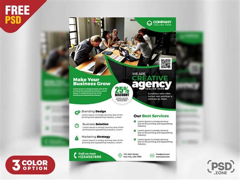 Corporate Business Flyer PSD Templates - PSD Zone