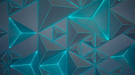 HD wallpaper: neon, 4k, 8k, geometric, Teal | Wallpaper Flare