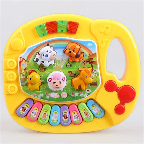 Fun Cartoon Farm Animal Barking Sound Developmental Toys Baby Animal ...