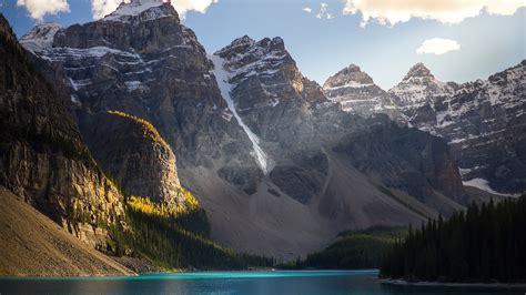 Beautiful Snow Covered Mountains Lake Scenery 4K HD Nature Wallpapers | HD Wallpapers | ID #37699