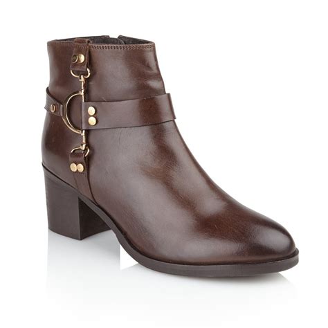 Buy Ravel ladies' Bakersfield ankle boots online in brown leather