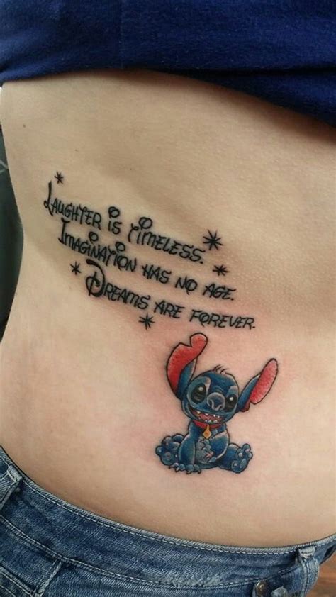 Stitch and Disney Quote tattoo. | Disney tattoos quotes, Tattoo quotes ...