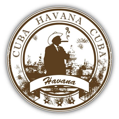 Havana Cuba Grunge Rubber Stamp Travel Car Bumper Sticker Decal en 2020 | Sellos, Cuba y Pegatinas