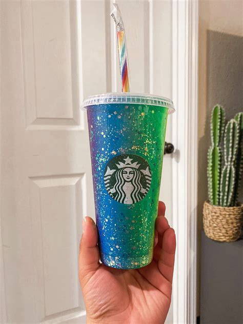 Gifts Starbucks Lover Custom Starbucks Cold Cup Fall Rainbow Starbucks ...