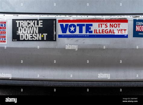 political bumper stickers Stock Photo - Alamy