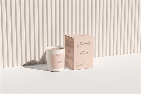 Candle Mockup Set Download, Candle Packaging on Behance