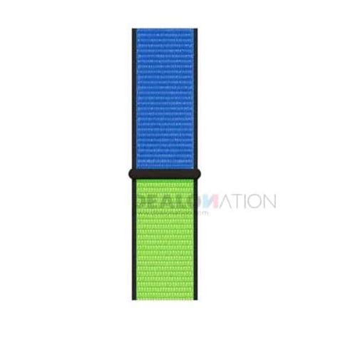 Green-Blue Dual Color Nylon Apple Watch Band (42-44MM) – Shynzo