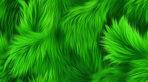 Premium AI Image | Green fur texture with a pattern for a background