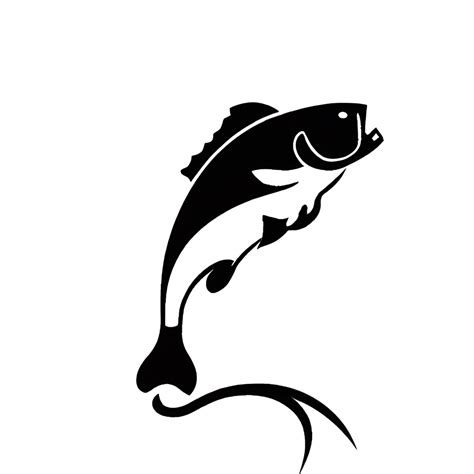 Jumping Fish Vector Graphic · Creative Fabrica