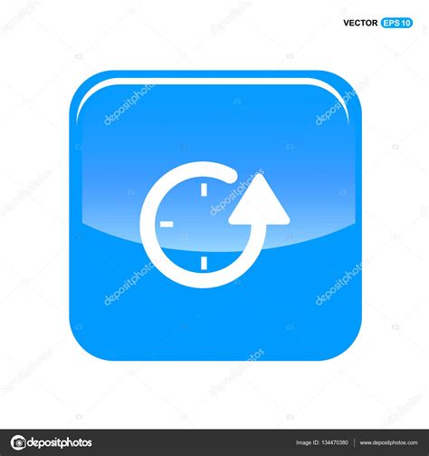 Blue button icon Stock Vector by ©ibrandify 134470380