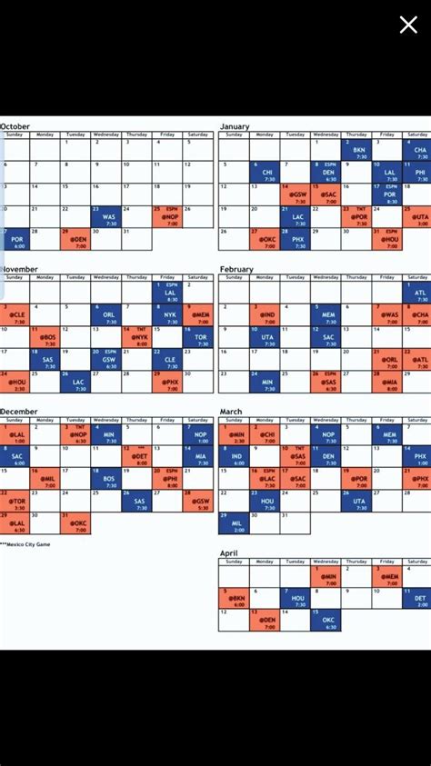 Dallas Mavericks Printable Schedule - prntbl.concejomunicipaldechinu.gov.co