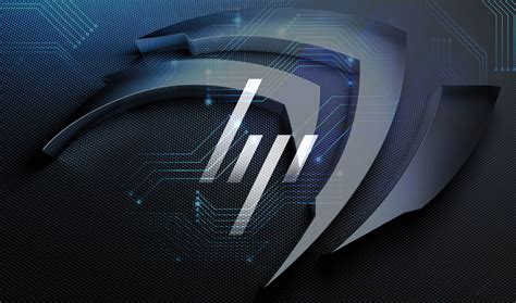 Download Futuristic Hp Laptop Logo Wallpaper | Wallpapers.com