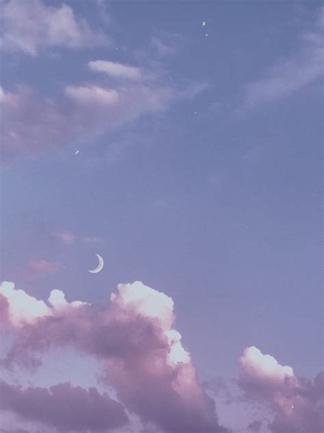 #myphotography #clouds #moon #purple #freetoedit | Sky aesthetic, Purple wallpaper, Cloud wallpaper