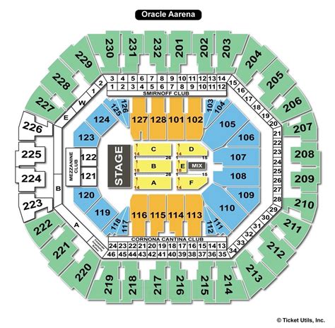 Disney On Ice Oracle Arena 2017 Seating Chart | Brokeasshome.com