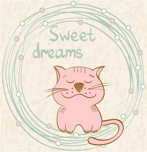 Premium Vector | Vector sleeping cat