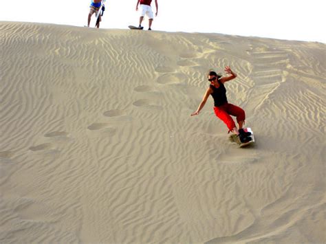 Sandboarding at Huacachina Lagoon - Travel and tours in Ica Peru