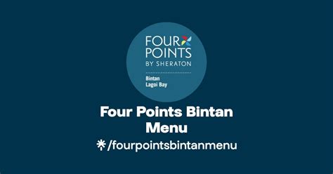 Four Points Bintan Menu | Linktree