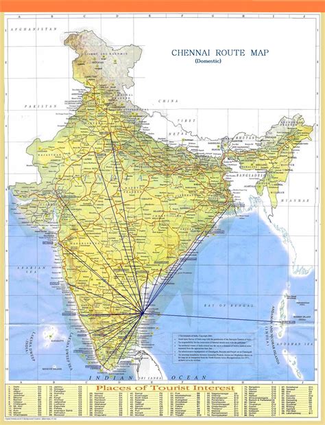 Asisbiz A map drawing of the Chennai International Airport