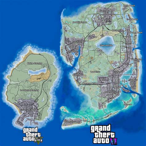 GTA 6 leaked game map size (right now)