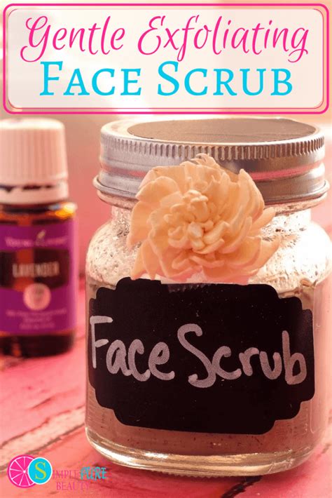 Gentle DIY Exfoliating Face Scrub - Simple Pure Beauty