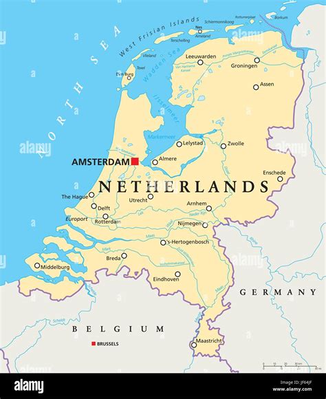 holland, netherlands, amsterdam, rotterdam, map, atlas, map of the ...