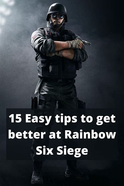 15 Easy Tips to Get Better at Rainbow Six Siege | All video games, Get well, Gaming tips