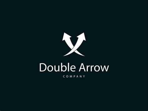 Premium Vector | Double arrow logo design, arrow logo for business, creative and unique double ...