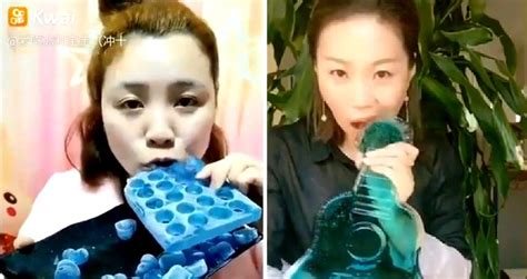 Girls Eating Ice on Camera is the New ASMR Video Trend in China