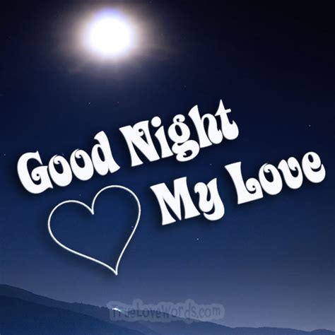 Sweet Good Night Love Messages for Her » True Love Words