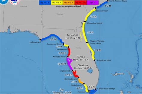 Florida Map Shows Areas Where Hurricane Milton Storm Surge Will Hit Hardest - Newsweek