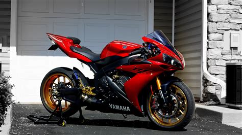 Wallpaper Yamaha, R1, Red, Sportbike - 1920x1080 Wallpaper - teahub.io