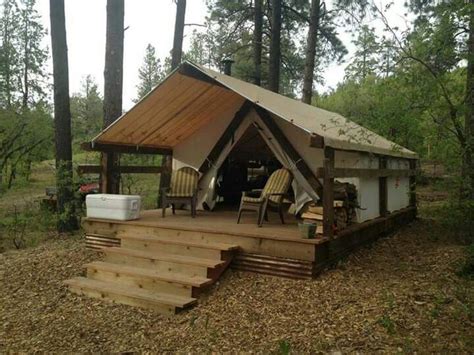 Awesome Platform tent at Peddlers Village UP, MI | Tent glamping, Tent living, Tent platform