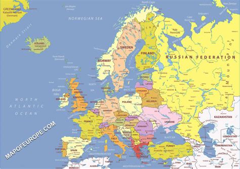 Map of Europe