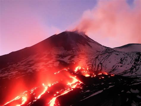 Mt Etna Eruption August 2024 - Perle Brandice