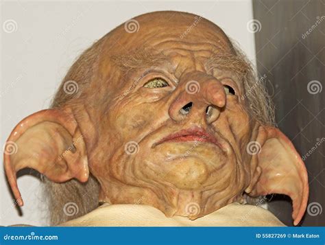 Harry Potter Goblin Prosthetic Editorial Stock Image - Image: 55827269