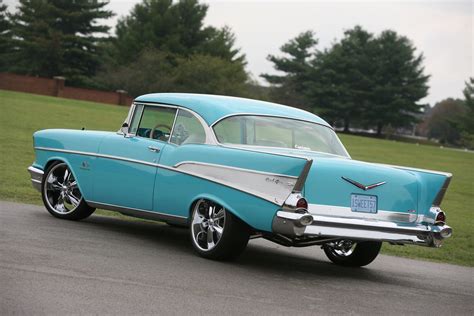 Linsday McLaughlin’s Blue ’57 Chevy Blends Both Old and New