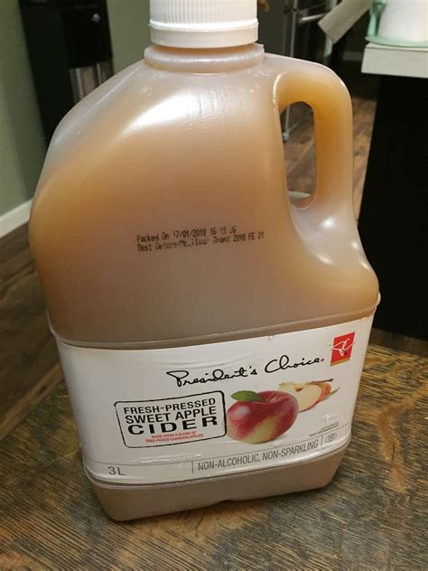 President’s Choice Fresh-Pressed Sweet Apple Cider reviews in Juice - ChickAdvisor