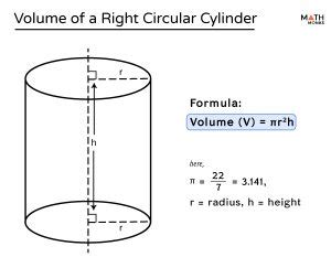 Right Circular Cylinder - Definition, Formulas, & Examples