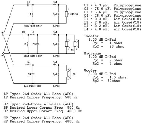 Electronic Crossover Circuit Diagram