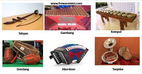 Indonesian Musical Instrument : Traditional musical instruments Betawi ...