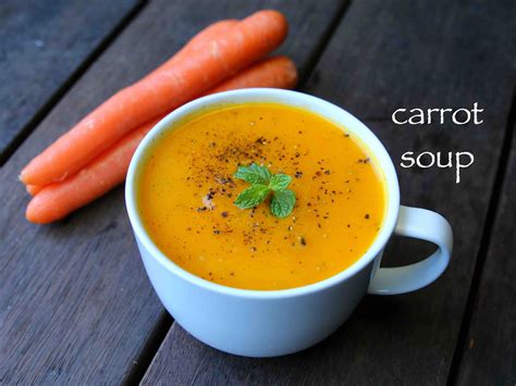 carrot soup recipe | gajar ka soup recipe | cream of carrot soup