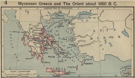 Bronze Age Crete and the Aegean Sea - Monday Map