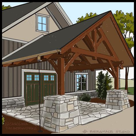 Timber Frame Porch | Timber Frame Porch Kits