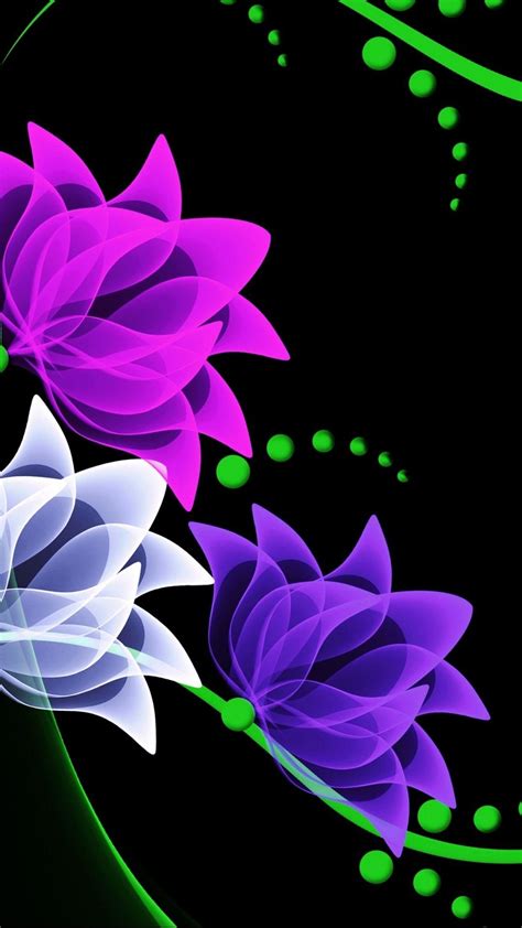 Neon Flowers Wallpapers - Top Free Neon Flowers Backgrounds ...