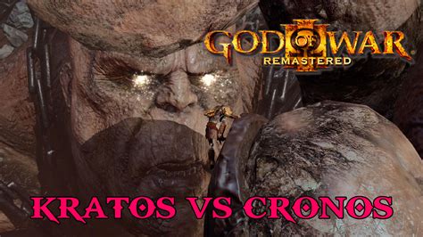 God Of War 3 Kratos Vs Cronos