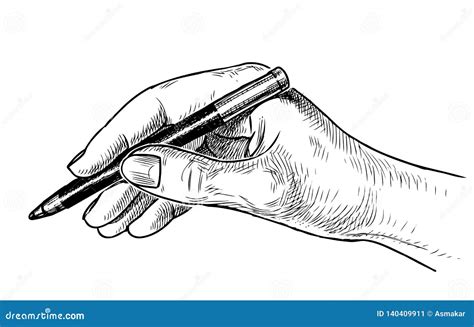 Pencil Drawing Of Hands Holding Something - Rectangle Circle