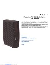 Arris Touchstone CM820 Manuals | ManualsLib