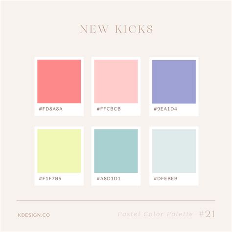 21 Beautiful Pastel Color Palette Examples with Color Codes